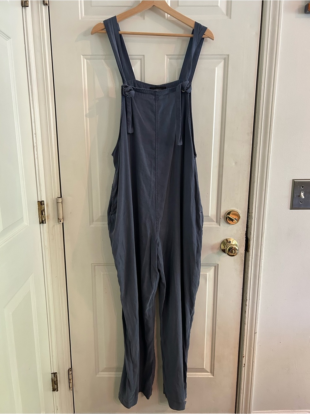 Forever 21 Slate Blue Overalls/ Romper Style